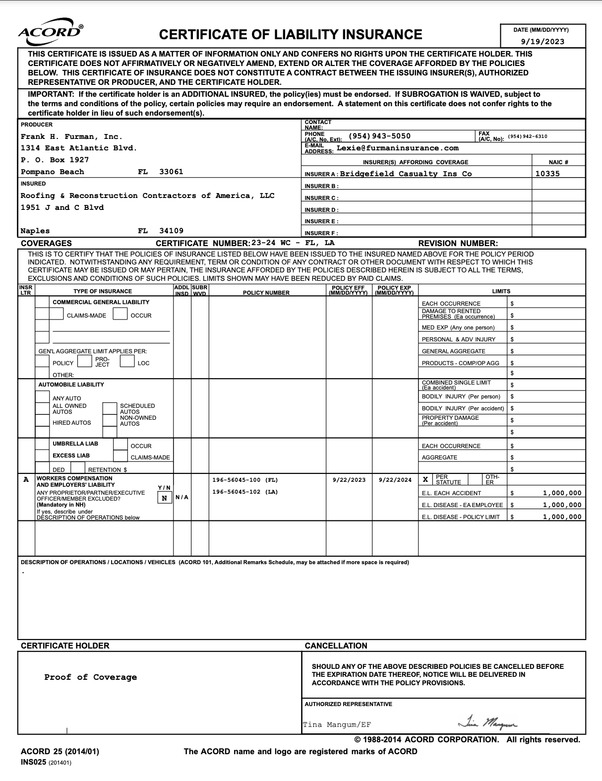 Certifications - RRCA - Roofing & Reconstruction Contractors Of America